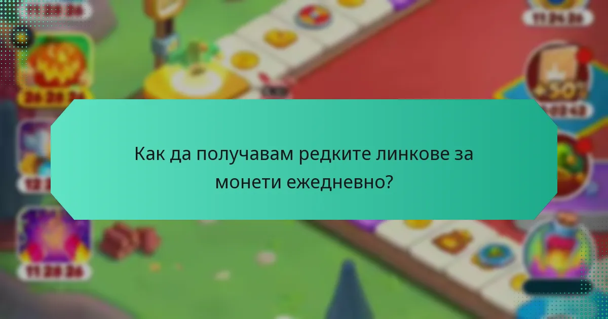 Как да получавам редките линкове за монети ежедневно?