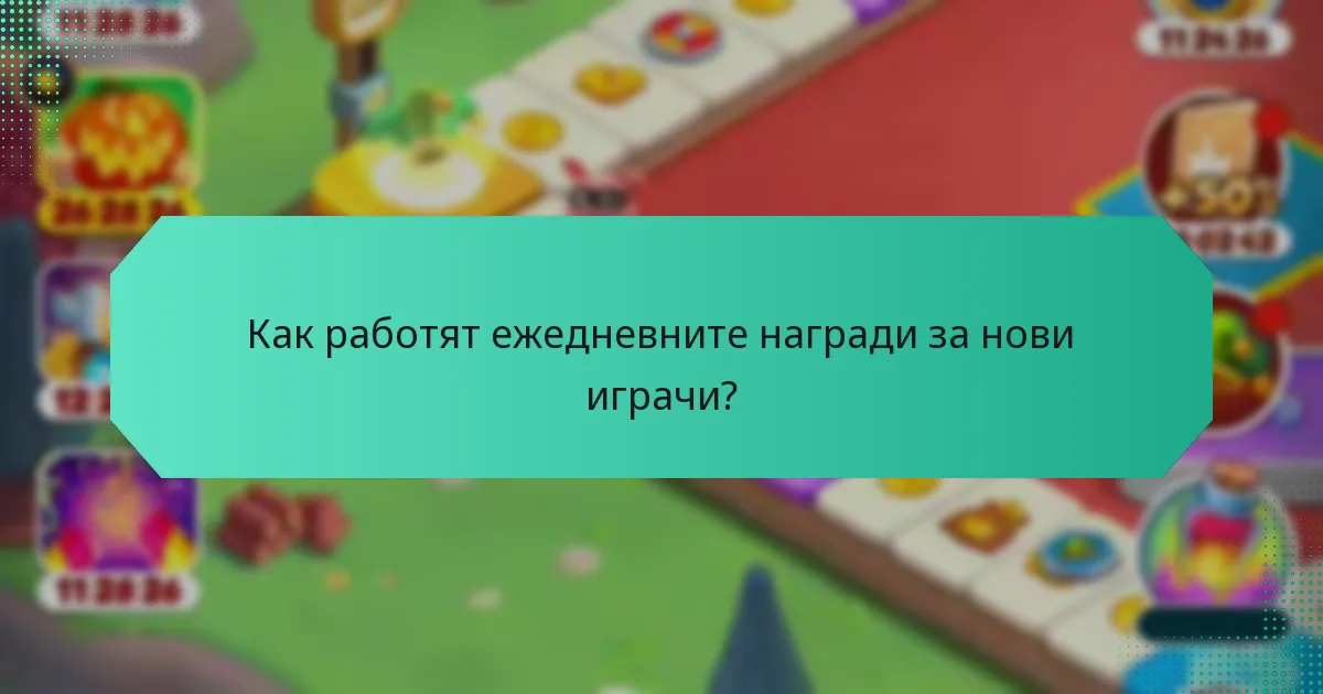 Как работят ежедневните награди за нови играчи?