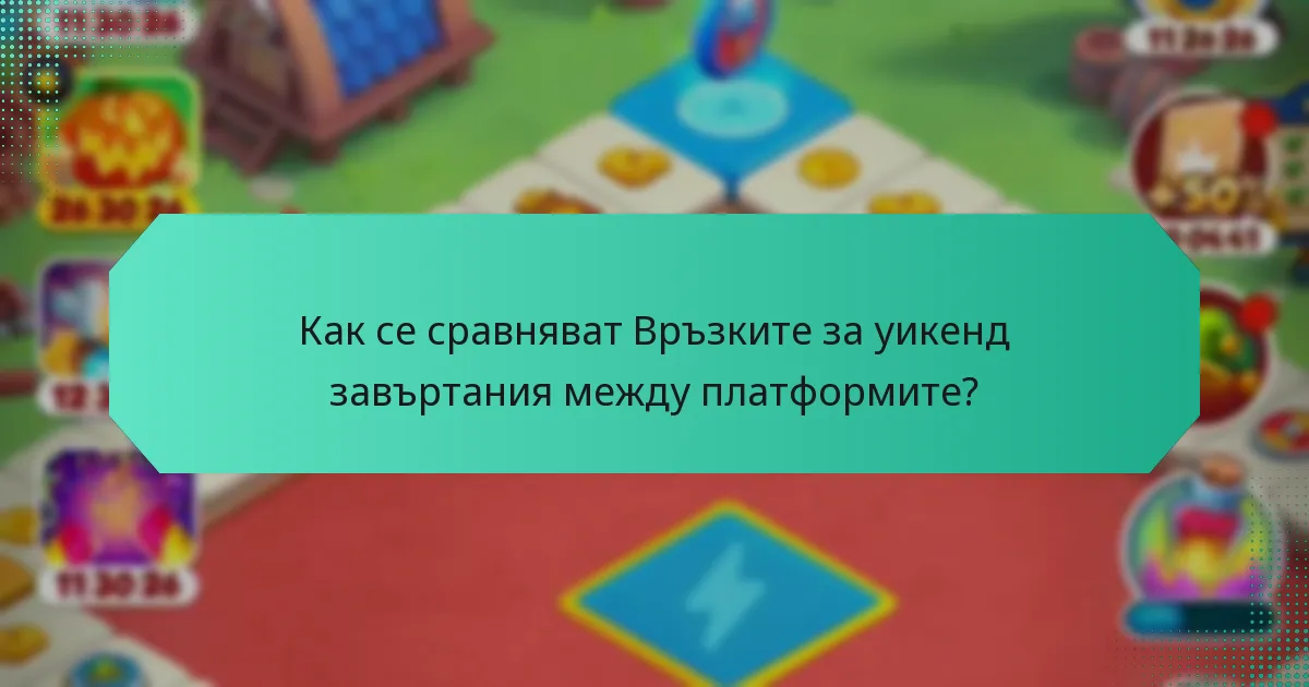 Как се сравняват Връзките за уикенд завъртания между платформите?