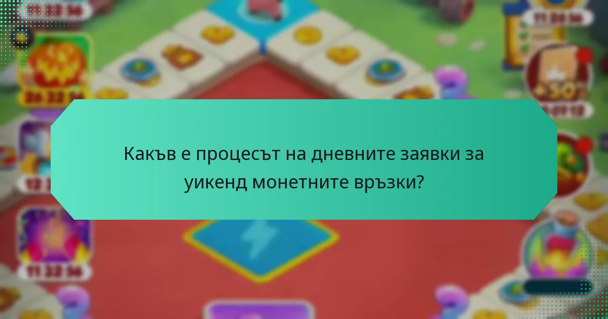 Какъв е процесът на дневните заявки за уикенд монетните връзки?