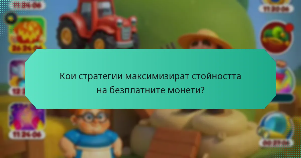 Кои стратегии максимизират стойността на безплатните монети?